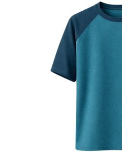 Camiseta de Manga Raglán Azul Marino para Hombre, Informal, Cuello Redondo, Transpirable, Mezcla de Algodón, Suave, Cómoda, Ligera, para Uso Diario - Product Image 3