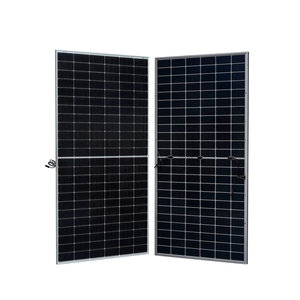 Modules solaires bifaciaux demi-cellules de type N de la série Elite à haute efficacité, 23,71 % d'efficacité, 645 watts, guide complet électrique - Product Image 1