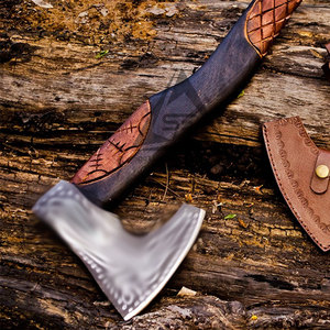 Hache à barbe légère et de haute qualité à dos plat pour la coupe du bois, couleur et taille personnalisables, vente directe usine, faible MOQ - Product Image 4
