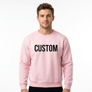 Custom Men's <b>Sweatshirt</b> <b>Embroidery</b> Cotton Fleece Crewneck Pullover Casual Streetwear Wholesale Apparel Manufacturer - Product Image 1