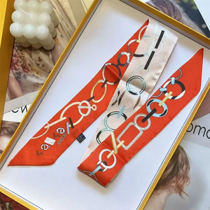 Nueva Cinta Versátil Azul Cielo con Lazo Pequeño para el Cabello, Diadema, Lazos para el Pelo de Mujer, Cinta de Seda Twill para Asa de Bolso 5*90cm - Product Image 5