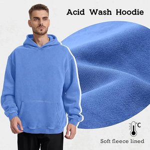 Sudadera con Capucha Lavada al Ácido con Logotipo Personalizado |   Sudaderas Extra Grandes de Estilo Urbano Vintage al por Mayor |   Proveedor de Sudaderas con Logotipo Personalizado - Product Image 3
