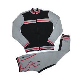 Ensemble de survêtement d'hiver pour homme fabriqué en usine, mélange polyester/coton, séchage rapide, respirant, coupe-vent, haute qualité, sport décontracté, 4 ensembles - Product Image 4