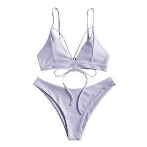 Womens <b>Bikini</b> <b>Set</b> Two Piece Swimwear Beach Pool Adjustable Fit Summer Vacation Bathing Suit Stylish Design - Product Image 2
