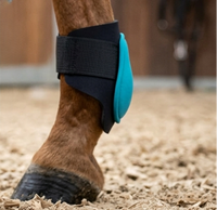 Protège-tendons et chevillères d'équitation combinées, rembourrage néoprène 6 mm, caoutchouc léger, imperméable, personnalisable, double sangle élastique, durable