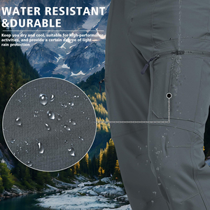 Pantalon de randonnée fabriqué en usine, durable, tissu à séchage rapide, avec poches sécurisées pour l'alpinisme et le camping - Product Image 4