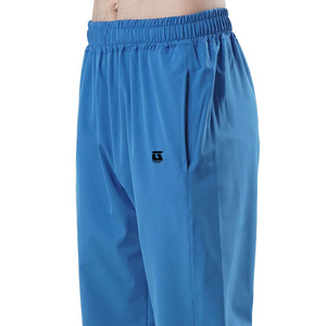 Pantalon cargo ample en molleton de polyester et coton pour homme, confortable et léger, avec design durable et finition délavée - Product Image 4
