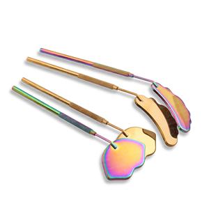 Meilleure vente miroir à cils avec poignée pour fournitures cils conception unique poignée texturée antidérapante assurer une utilisation facile - Product Image 3