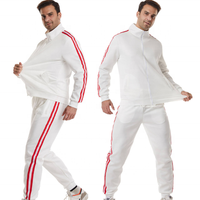 Ensemble sweat-shirt de gym personnalisé, jogging, tenue de sport à capuche pour hommes, tenue zippée, vêtements de sport respirants de haute qualité, survêtement pour hommes