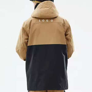เสื้อแจ็คเก็ตสกีผู้ชายกันน้ำกันลมแบบมีฮู้ด เสื้อคลุมสโนว์บอร์ดแบบ Anorak สำหรับฤดูหนาว เสื้อกันหนาวสำหรับเล่นกีฬากลางแจ้งบนภูเขา เสื้อโค้ทสำหรับเล่นสกี - Product Image 2