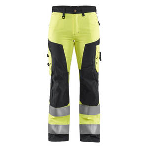 Pantalon de travail haute visibilité pour homme, poches aux genoux, tissu extensible respirant, bande réfléchissante, service OEM, ignifuge - Product Image 3
