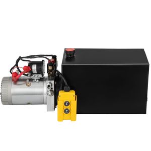 Nuova Pompa Idraulica Elettrica a Doppio Effetto da 20 Quarti con Serbatoio in Metallo per Rimorchi Ribaltabili - Product Image 1