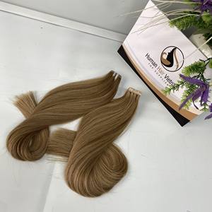 Vente en gros janvier nouvelle vague naturelle brute non traitée extensions de cheveux humains européenne trame unique ruban vendeur paquet perruques Vietnam - Product Image 4