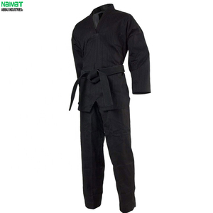 Martial Discipline Gear Brazilian Jiu Jitsu (BJJ Gi) Heavy Cotton High Density <b>Weave</b> Breathable Durable Unisex Front 160g Fabric - Product Image 5