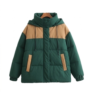 Mens Hooded Bubble Puffer Jacket Custom Logo Winter Warm Padded Waterproof Streetwear <b>Coat</b> Wholesale Supplier - Product Image 4
