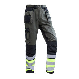 Pantalones de Trabajo de Alta Visibilidad para Hombre, Ropa de Trabajo de Construcción, Tiras Reflectantes de Alta Calidad, Múltiples Bolsillos, Pantalones Resistentes - Product Image 3