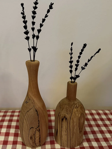 Vase à fleurs en bois massif fait main, design moderne et écologique, décoration d'intérieur, vente en gros - Product Image 5
