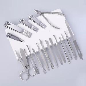 Stainless Steel 19 in 1 <b>Nail</b> <b>Kit</b> with Clipper Scissor File Portable Case for Manicure Adult Use Classic Style - Product Image 6