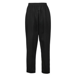 Men's Black Long Sleeve <b>Chef</b> <b>Jacket</b> <b>White</b> Trim Matching Pants Workwear Uniform Polyester/Cotton Material High Visibility - Product Image 6