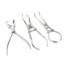 Pinzas Perforadoras de Goma para Dique Dental con 5 Tamaños de Orificio Diferentes, Herramienta de Perforación Tipo Marfil para Dique de Goma, Instrumentos Quirúrgicos Dentales - Product Image 1