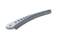 Plaque osseuse claviculaire en aluminium de haute qualité, certifiée ISO9001 2015, usinée CNC, implant chirurgical orthopédique de précision médicale