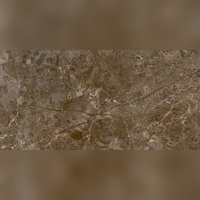 Carreaux de sol en porcelaine effet pierre brillante marron foncé de luxe, antidérapants, résistants à l'usure, pour piscine extérieure et salle de bain