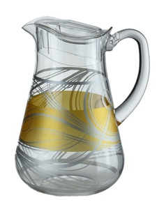 เหยือกน้ำด้ามจับทรงกรวยทำจากอะคริลิคสีทองขนาด74ออนซ์ (2100มล.) ดีไซน์วินเทจที่เป็นมิตรต่อสิ่งแวดล้อม - Product Image 6