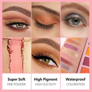 12 Colors Pink Eyeshadow Palette Matte Shimmer Waterproof Pigmented Eye Shadow <b>With</b> <b>Mirror</b> Daily <b>Makeup</b> Cosmetic - Product Image 5