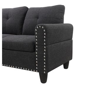 Divano Alger 98 con Chaise Longue e Pouf, Orientamento a Sinistra, per Arredamento Soggiorno - Product Image 6