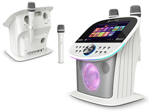 Smart Karaoke Machine Digital Singing System <b>HDMI</b> Bluetooth <b>USB</b> Home Party Entertainment Speaker <b>With</b> Microphones - Product Image 2