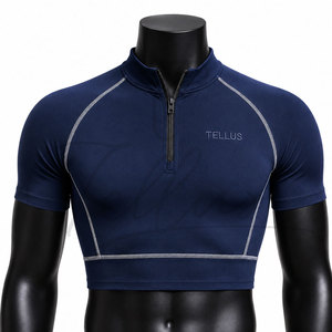 T-shirt de compression pour homme, idéal pour la gym, le fitness, l'entraînement, séchage rapide, équipement d'entraînement pour homme - Product Image 1