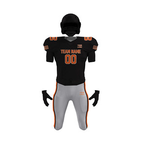 Maillot de football américain respirant à manches courtes, design personnalisé par sublimation, vente en gros - Product Image 5