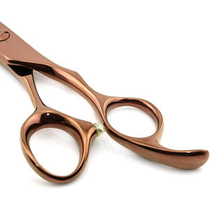 Tijeras de Peluquería Profesionales de Acero Inoxidable 440C, Diseño OEM para Diestros, Mango Mediano, Afiladas, Rectas, con 3 Dientes, Personalizables, Precio de Fábrica - Product Image 6