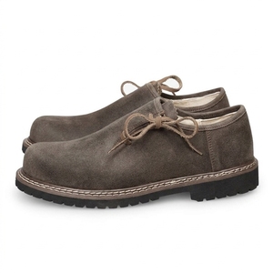 Chaussures de marche vintage pour hommes en PU marron imperméables et légères, à bout rond, à lacets, baskets décontractées pour l'automne - Product Image 6