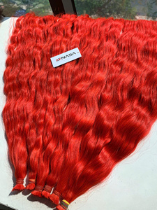 Extensiones de cabello a granel más vendidas Cabello vietnamita Doble ahogamiento 100 gramos Todos los colores 14 pulgadas - Product Image 5