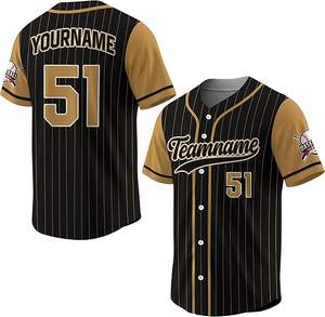 Camisetas de Béisbol Personalizadas para Adultos, Camisetas Sublimadas para Equipos, 100% Poliéster, Transpirables, de Secado Rápido, de Alta Calidad, con Logotipo del Equipo Personalizado - Product Image 2