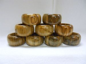 Anneau de serviette en bois pour la décoration d'hôtel, porte-serviettes rond en bois pour la maison et la cuisine, articles décoratifs - Product Image 6