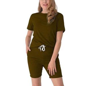 Lightweight Shorts Set Casual Wear T Shirts Yoga Shorts Sets Women Gym Fitness Loose Fit Tee Shirts Shorts Sets Summer Jogging - Product Image 4