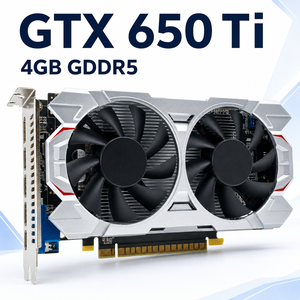 ใหม่ <span class=keywords><strong>GTX</strong></span> <span class=keywords><strong>650</strong></span> <span class=keywords><strong>TI</strong></span> 4GB พัดลมคู่128Bit GDDR5 3.0 PCI Express X16 DirectX 12การ์ดจอสำหรับเล่นเกมสำหรับเดสก์ท็อปพีซี - Product Image 1