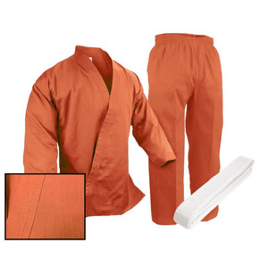 Uniforme d'arts martiaux personnalisé, Karaté Gi, Taekwondo Dobok, Jiu Jitsu, tenue d'entraînement en coton et polyester, légère, durable, vente en gros - Product Image 2