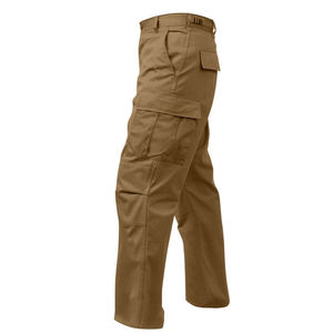 Pantalones Cargo Casuales Rectos para Hombre, Nueva Colección de Alta Calidad, 100% Algodón Canvas, Multibolsillos, Color Caqui, para Todas las Temporadas - Product Image 4