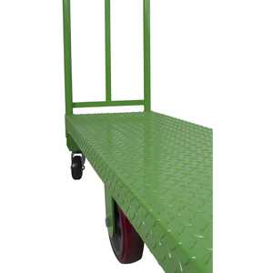 Stainless Steel Narrow Aisle Double-End <b>Platform</b> Truck for Restocking U-Boat <b>Trolley</b> with Stamping Process 300kg Load Capacity - Product Image 3