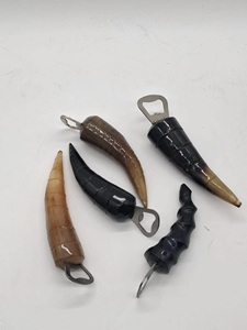 Vintage Eco-Friendly Rustic Buffalo Horn Handle <b>Bottle</b> Opener Unique Handcrafted Kitchen Tool Corkscrews Openers Housewarming - Product Image 5
