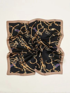 Tela de Satén Personalizada con Impresión para Bufandas, para Marca Privada en Europa e Israel, Eventos Corporativos, Regalos Empresariales, OEM, ODM - Product Image 2