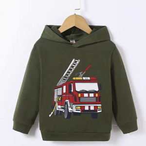 เสื้อแจ็คเก็ตมีฮู้ดสำหรับเด็กผ้าฟลีซแบบสวมหัวสำหรับฤดูหนาว - Product Image 5