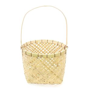 Bamboo storage <b>basket</b> wholesale <b>large</b> & small sized eco-friendly natural fiber gift display <b>baskets</b> - Product Image 2