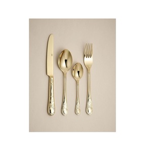 Mirror Polish <b>Flatware</b> Cutlery Set Gold Cutlery Luxury Sustainable Metal Cutlery Giveaways Stocked used in Restaurant home - Product Image 1