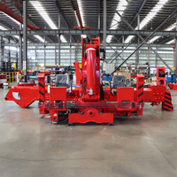 Nouvelle grue hydraulique à bras droit de haute qualité 10T, grue télescopique montée sur camion, portée maximale 19,4 m avec télécommande et plateforme