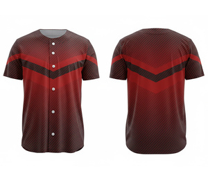 Camiseta de Béisbol Personalizada para Equipos con Personalización Completa, Camiseta con Logotipo y Números Personalizados |   Base de Poliéster Transpirable - Product Image 2