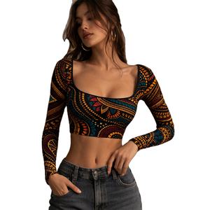 Élégant Ensemble Assorti Respirant et Léger, Imprimé Africain, Blouse Sans Manches et Pantalon Taille Haute Ample pour Femme - Product Image 1